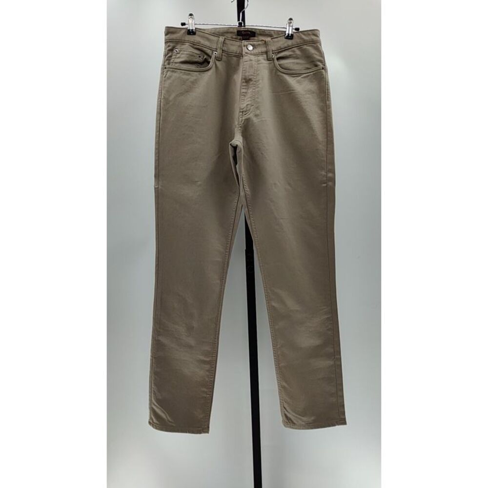 Quince Men Comfort Stretch Traveler 5Pocket Pants Athletic Tapered Sand 34
